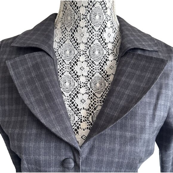 Tatum & Olivia Dress, dress fitted Small, 3/4 sleeve button front, 100% cotton - Picture 6 of 11